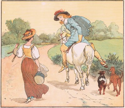 Puis-je aller avec toi, ma jolie demoiselle - Randolph Caldecott